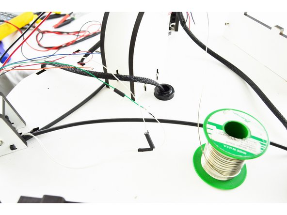 Perform an in-line splice of the thermistor wires.