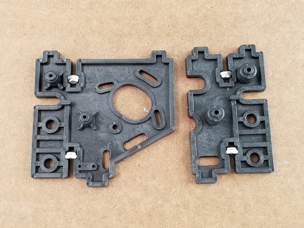 You will want to insert the lock nuts into the slots as shown in Pic 1.  There is a hex side and a rounded side with a nylon insert on the lock nuts.