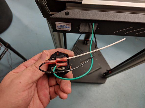 Install them as shown on the IEC connector.