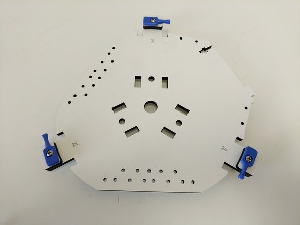 Install the pieces as shown.