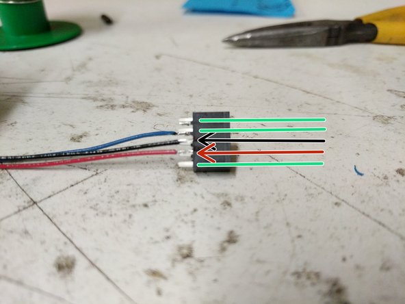 Flip the connector over 180 degrees