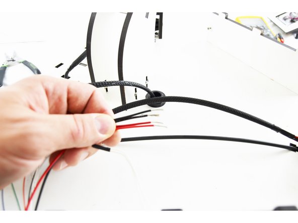 The connections will be red to red, black to black. (If you have wires that are other than red/black for your existing 18awg wires, you will need determine which is positive and negative. These are the Heat 0 wire from the RAMBo)