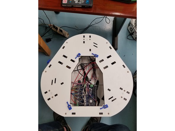 You are now done with the wiring and can re-install the top laser cut plate.