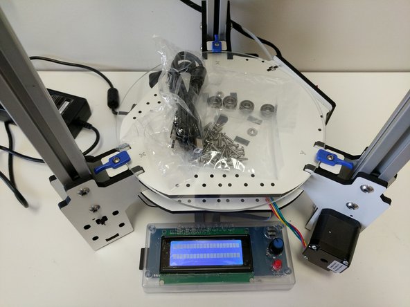 All of the extra vitamins are yours! We provided (4) extra R4 bearings to use for a spool holder, (6) Rostock Max length ball cup arms, and plenty of #4 x 1/2&quot; sheet metal screws to install custom accessories.