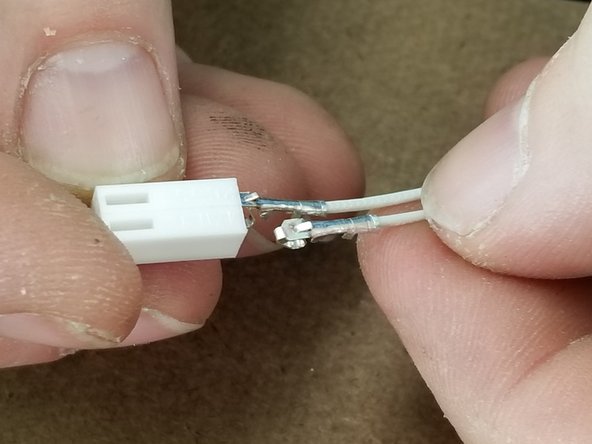 This step we will get  the 2 26ga white wires from the wire pack .