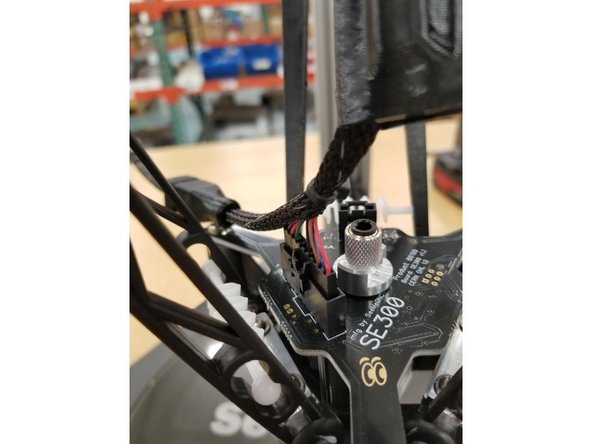 Plug in the 10 pin SL connector to its home on the hotend.