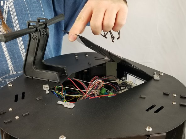 Remove the top hatch cover