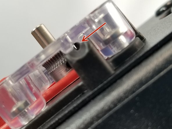 Do not line the set screw up with the flat of the motor shaft. The motor shaft flat is short, and the set screw will sit right on the corner of the flat, causing it to pop loose when tightened. Line the set screw up with a curved part of the shaft!