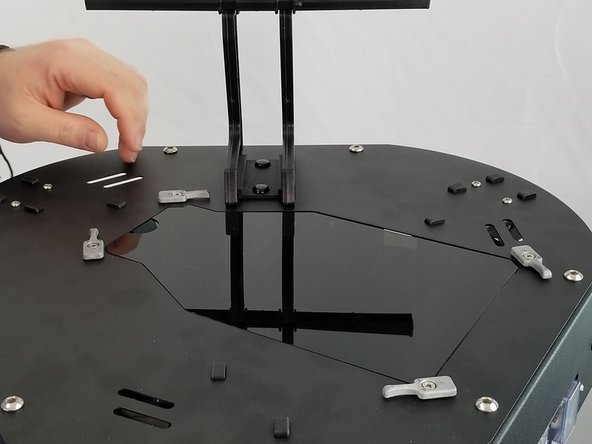 Remove the protective covering from the acrylic top hatch