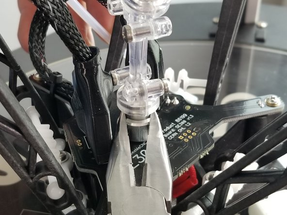 Make sure the heat sink on the hotend is fully seated into the hotend circuit board when doing the final tightening.