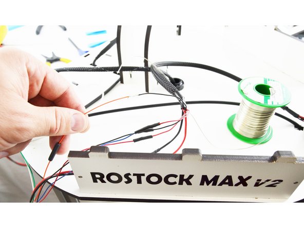 Solder the connection.