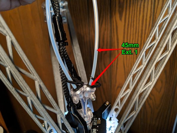 For dual extrusion, you will want to set the filament to the correct places to prepare for a print.