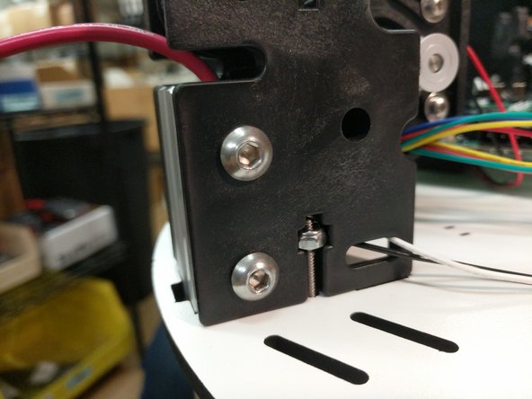 Continue this operation until the top assembly is resting on the extrusion stops (molded into the injection molded pieces).