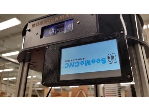 The screen should be inverted from the factory. We will change this setting in the next step.