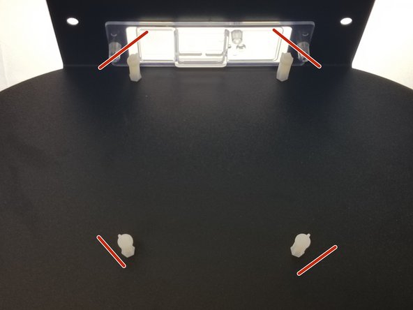 Install all 4 board supports.