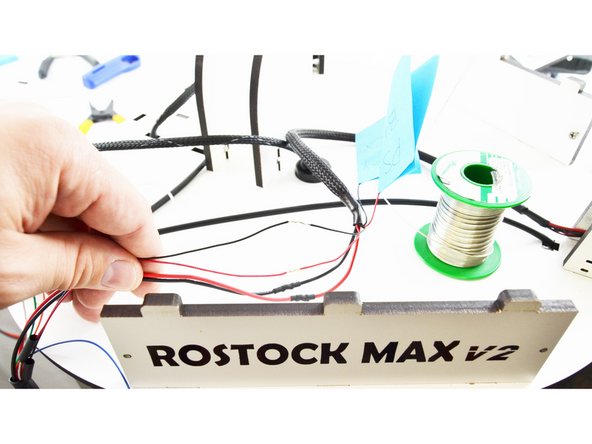 Solder the connections.