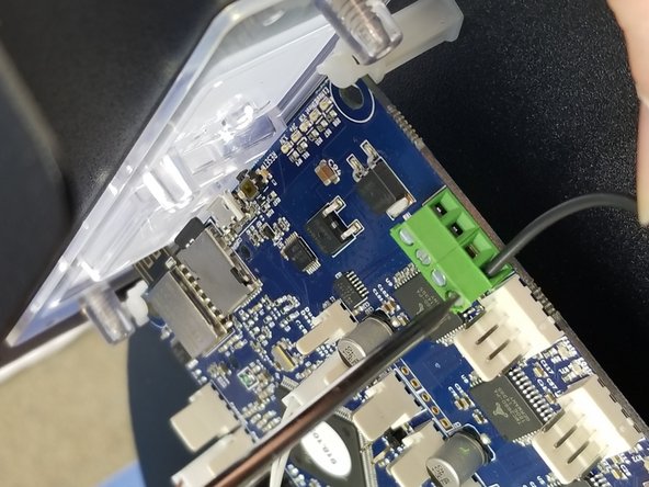 You will want to loosen the screws in the terminal before inserting the wires as they typically come closed and will need to be opened.