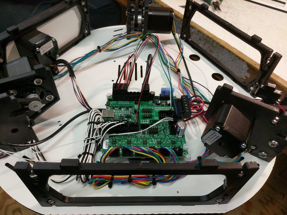 Secure the base side with (2) 6-32 x 1&quot; screws.