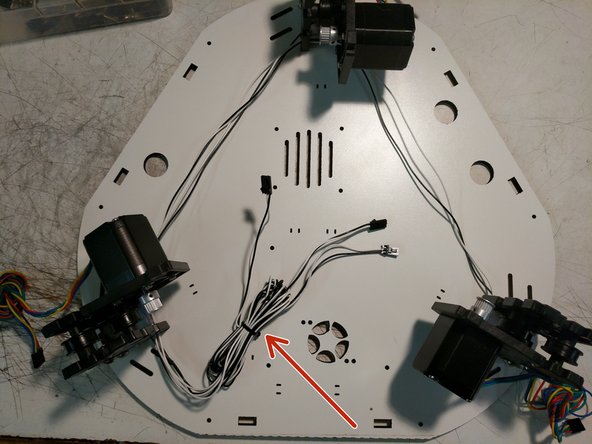 Determine and separate the pairs of wires and note their tower positions (XYZ). This is easy to do by length, since the wires are routed around the printer. X wires will the longest, Z the next longest, and Y the shortest.