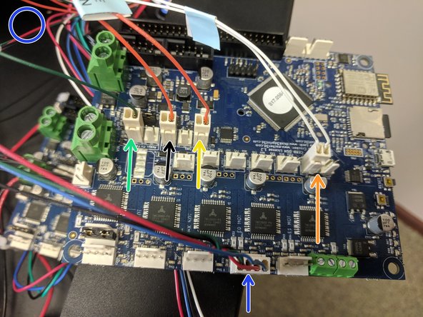 FOR THIS STEP, THE DUET HAS BEEN REMOVED FROM THE MACHINE FOR CLARITY! DO NOT REMOVE THE DUET BOARD FROM YOUR MACHINE!