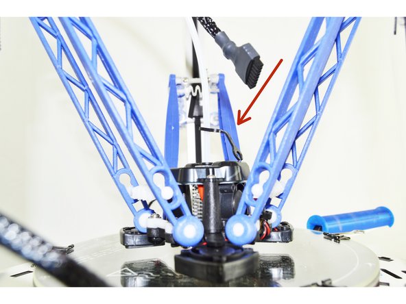 Slide one of the Lanyward PTC Clips onto the Bowden (PTFE) Tube.