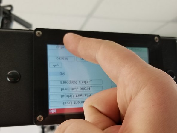 To invert your display, touch &quot;Setup&quot;, &quot;Invert Display&quot;