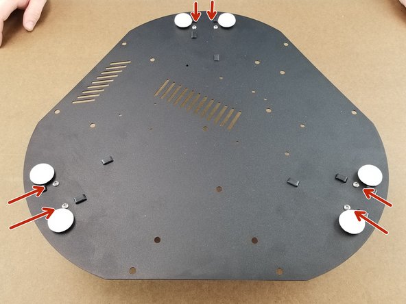 Pic 3 shows the locations of all 6 screws.  Tighten these screws.