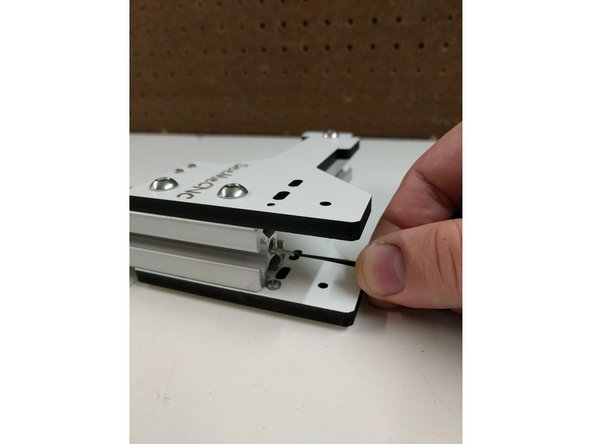 Locate the (6) 26awg black 1250mm long endstop wires