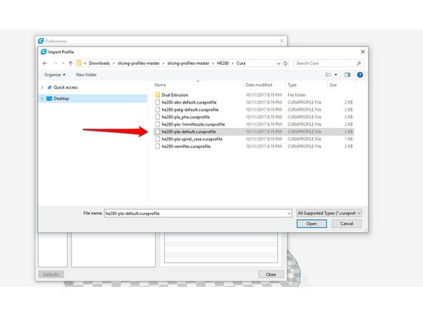 Navigate to the profile(s) that you downloaded in previous steps.