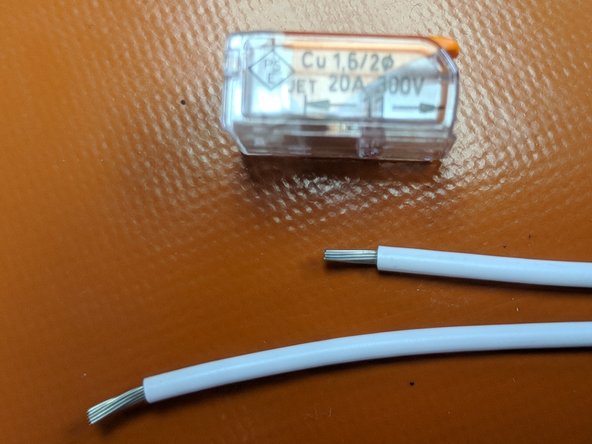 There is a wire strip length gauge on the side of the Wago connector. When you use this connector, make sure that the ends of the wire that are going to be in the Wago are stripped the appropriate length.