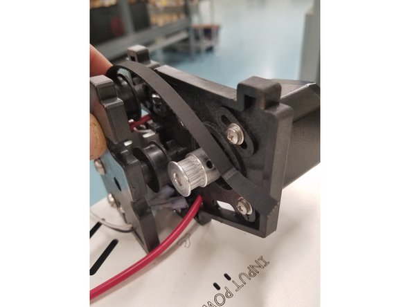 DO NOT REMOVE BOTH BELT CLAMPS FROM THE CARRIAGE. This will make re-installing the belts easier later.