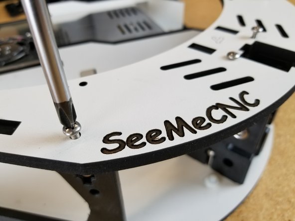 You are now ready to install the base top plate on the base assembly.