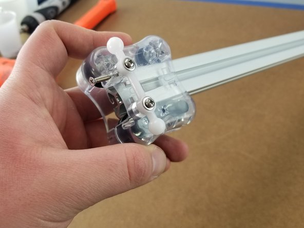 This step will install the 3 carriages on the towers.