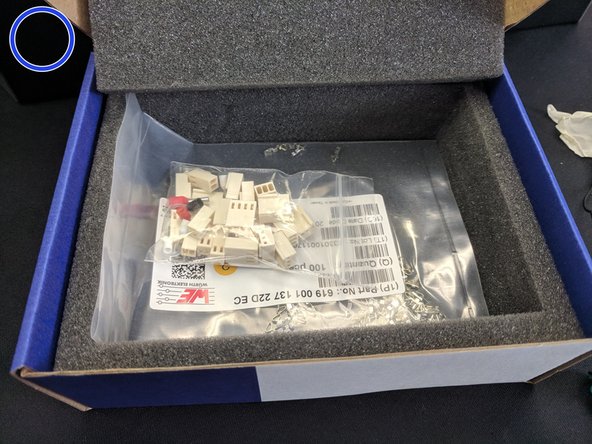 There are two different connectors. The off-white connectors in the DUET controller box are slightly different than the KK Molex (bright white) connectors SeeMeCNC installs on the wires. If you need to replace any terminals using the DUET supplied connectors, replace the enter end of the motor or switch. The crimp terminals are NOT interchangeable.