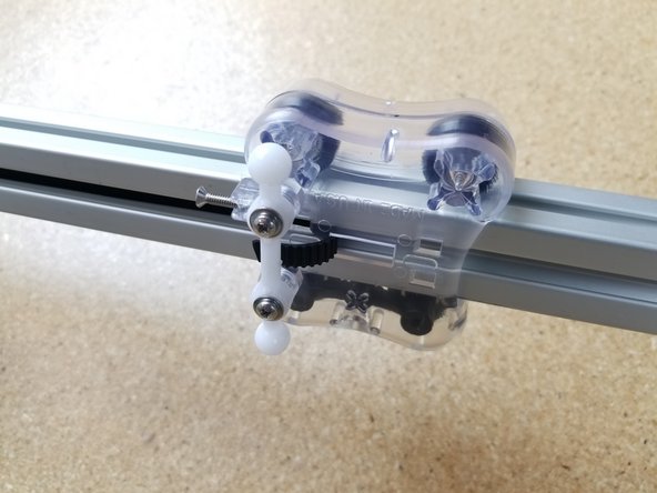 Routing the belts is best completed by laying the machine down on its side.