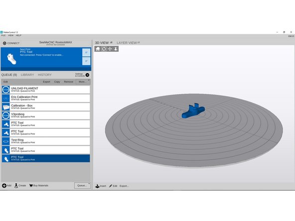 To operate your Rostock Max v3 software is required to prepare printing files. We recommend and support using MatterControl.