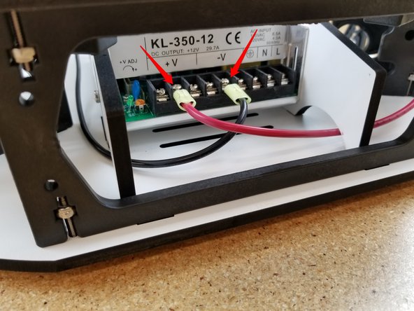 You will crimp a yellow ring terminal on the red 12awg wire from the Z tower, and the black 12awg wire from the X tower.