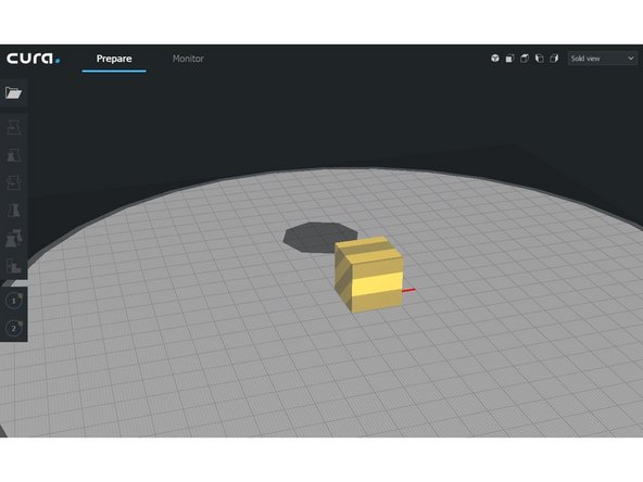 After the models have merged, right click on the model once again and select Center Selected Model.  This will place the model in the middle of the build plate.