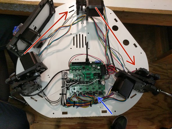 Secure the base side with (2) 6-32 x 1&quot; screws.