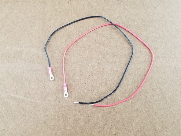 Wire length: 1x red 400mm, 1x black 400mm