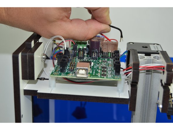 Make the following wire connections: