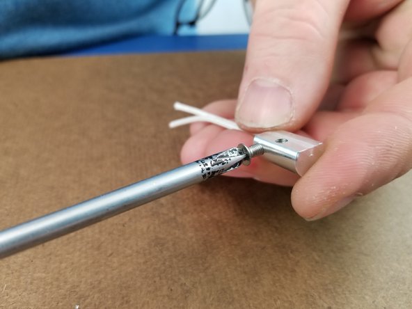 Do not over-tighten the screw as you can crush the thermistor.  You only want to tighten it slightly more than snug.