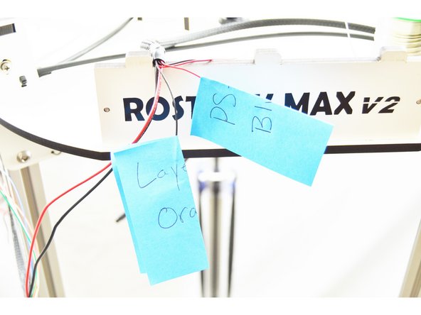 Take a minute and review the wires that you have labeled and ensure that they are correctly labeled.