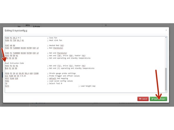 To do this, simply delete the semicolon ( ; ) at the beginning of all three lines, to match the second photo.
