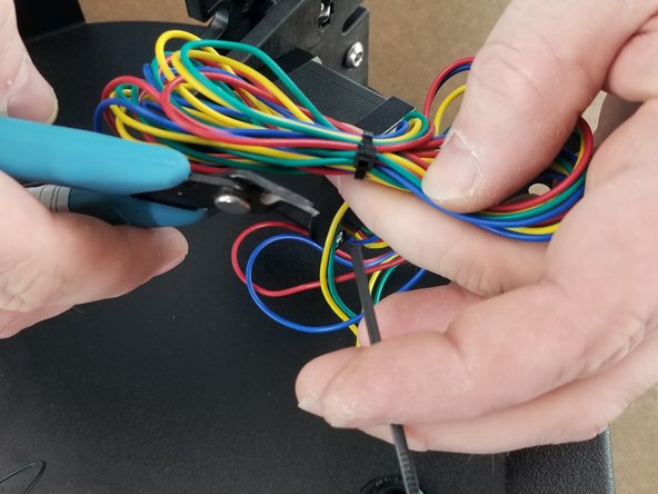 Leave enough length to reach the side of the duet with the white plug so the wires can reach the plugs.