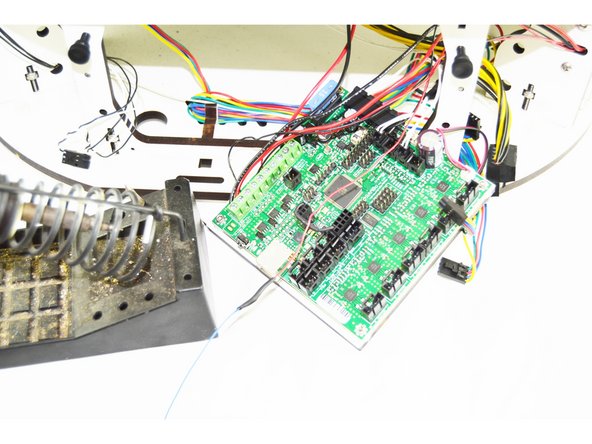 The heat-shrink will shrink down over the connection.