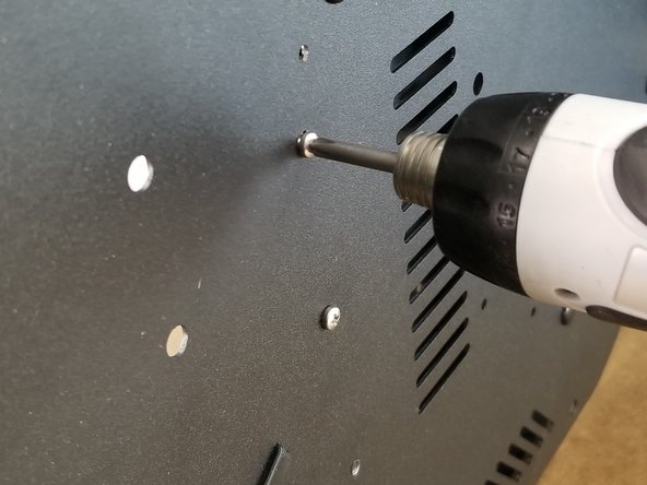 Use the M3 x 10mm screw through the bottom of the machine up through the sheet metal and through the solid state relay.