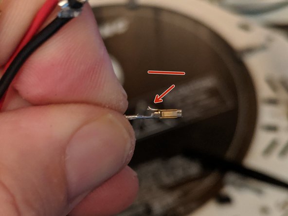 With your fingernail, GENTLY lift this tab up to bend it slightly up so it can be re-used as shown in Pic 3.  Compare Pictures 2 and 3 and you will see the tab lifted.