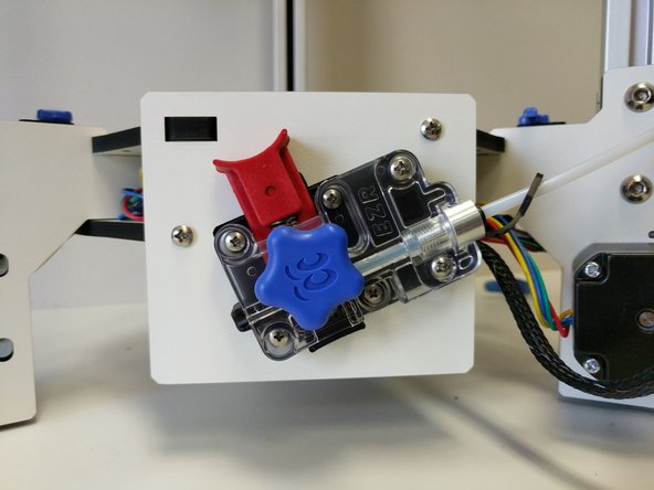 Slide a lanyard clip onto the Bowden Tube.