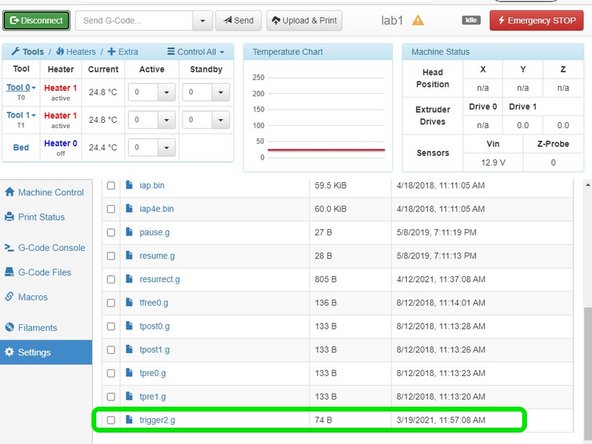 Enter 2 lines of code as follows and save: &lt;&lt;SEE PICTURE&gt;&gt;